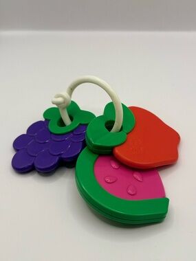 Vintage The First Years Baby Teether Rattle Toy